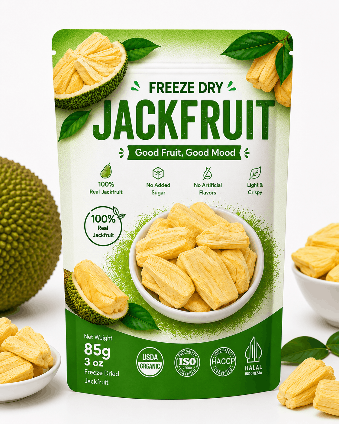 Jack Fruit Chips Freeze Dry